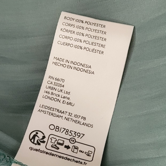 Anthropologie Silky Iridescent Buttondown Shirt Size Extra Large - Picture 13 of 14